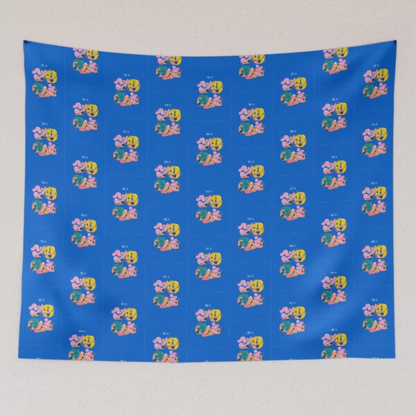 Aperçu de l'œuvre Soyez un Yogi Dogs (version bleue) créée et vendue par MariannaSolc.
