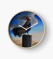 "Country Morning" Clock