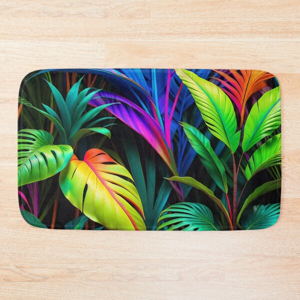 Item preview, Cool Neon Jungle Pattern designed and sold by TheArtOfPat.