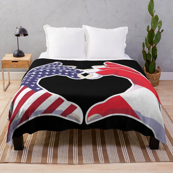 Item preview, Austria Austrian USA United States American America Love Heart Peace designed and sold by FlagX.