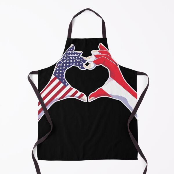 Item preview, Austria Austrian USA United States American America Love Heart Peace designed and sold by FlagX.
