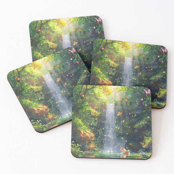 Item preview, Corgi dog plays in the forest designed and sold by CorgiCuddle.