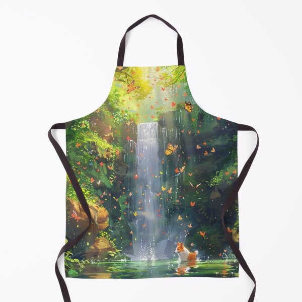 Item preview, Corgi dog plays in the forest designed and sold by CorgiCuddle.