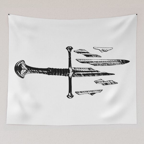 Item preview, Narsil Anduril sketch designed and sold by Szkicerka.