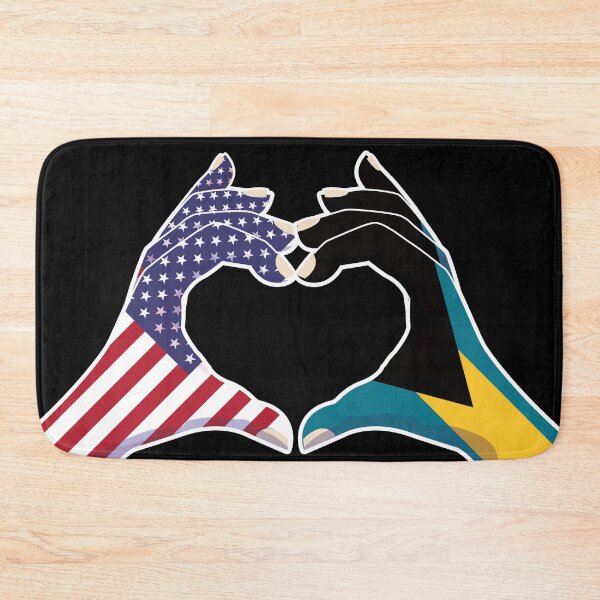 Item preview, Bahamas Bahamian USA United States American America Love Heart Peace designed and sold by FlagX.