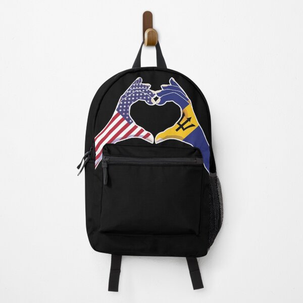 Item preview, Barbados Barbadian USA United States American America Love Heart Peace designed and sold by FlagX.