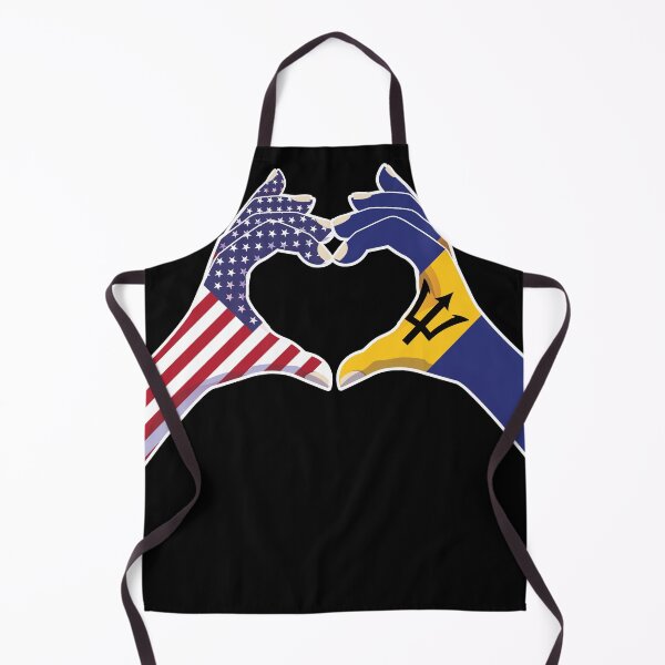 Item preview, Barbados Barbadian USA United States American America Love Heart Peace designed and sold by FlagX.