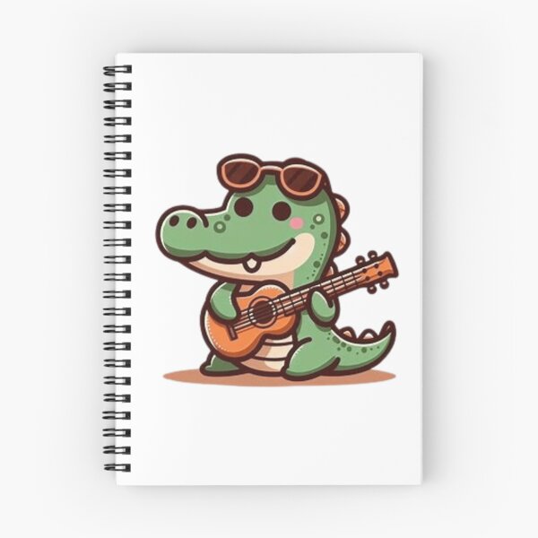 Item preview, Cute crocodile playing guitar  designed and sold by Culmika.