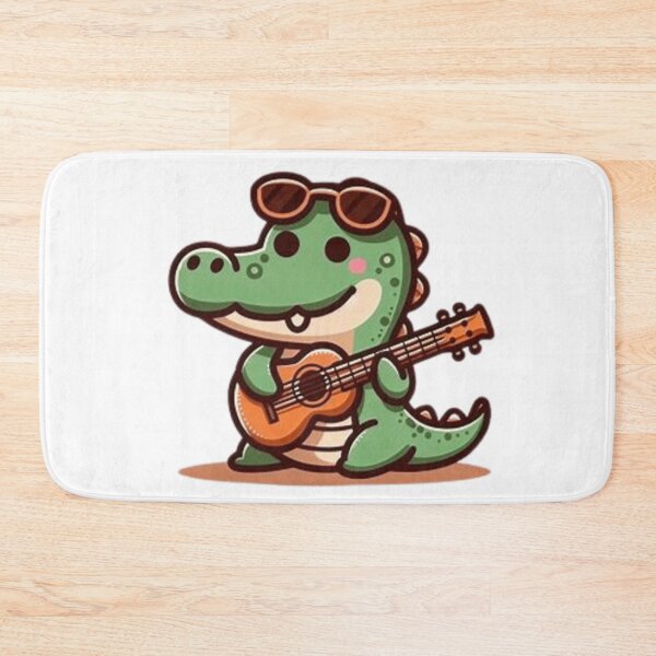 Item preview, Lindo cocodrilo tocando la guitarra designed and sold by Culmika.