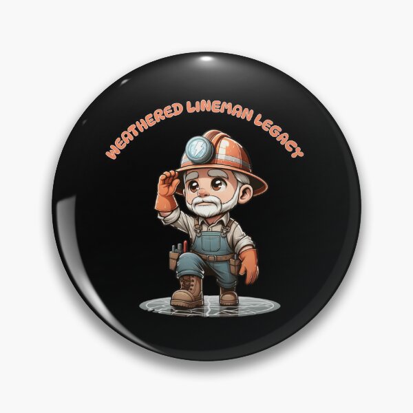 Item preview, Retired lineman rain shine sleet or snow - Weathered lineman legacy designed and sold by JansenGS.