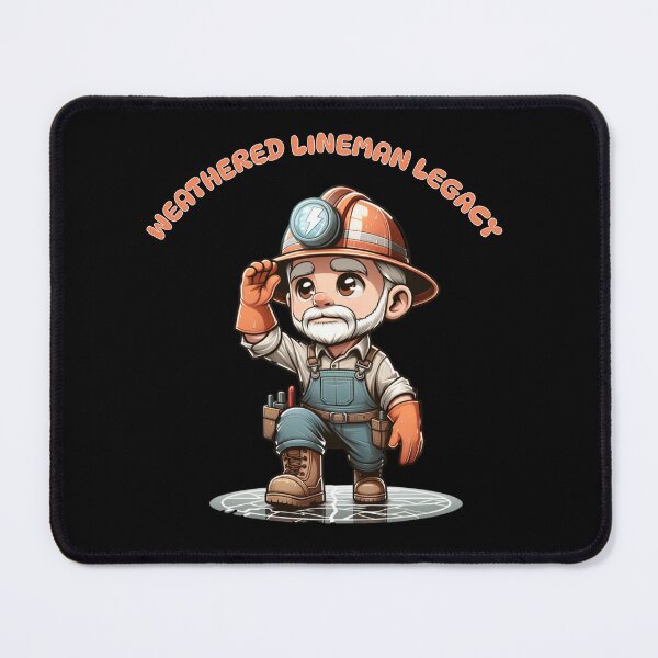 Item preview, Retired lineman rain shine sleet or snow - Weathered lineman legacy designed and sold by JansenGS.