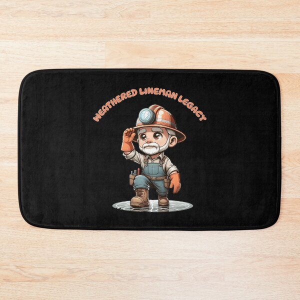 Item preview, Retired lineman rain shine sleet or snow - Weathered lineman legacy designed and sold by JansenGS.