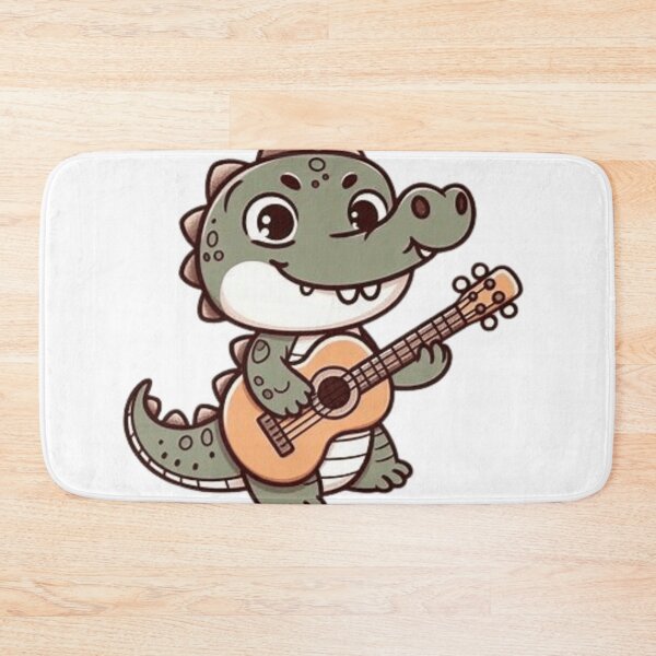 Item preview, Lindo cocodrilo tocando la guitarra designed and sold by Culmika.