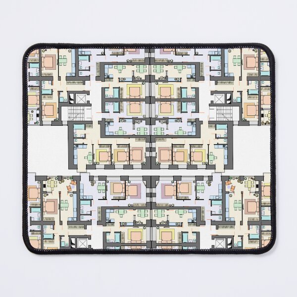 Item preview, Detailed architectural floor plan, apartment layout designed and sold by Familyshmot.