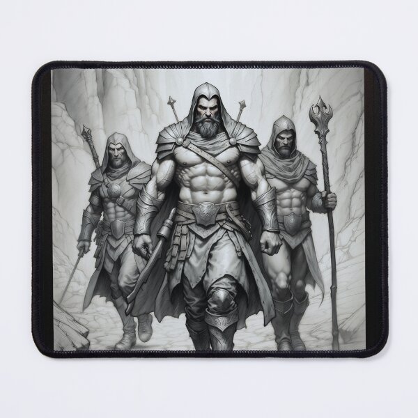 Item preview, Titans Of The Quest Mythical AI Concept Art Illustration by Xzendor7 designed and sold by Xzendor7 Digital Art Creations.