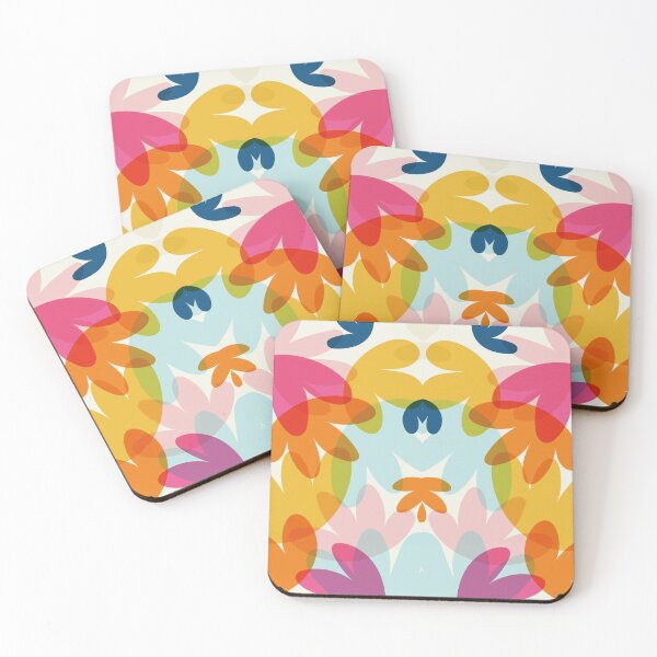 Item preview, Colorful flowers with transparency designed and sold by ninabynina.