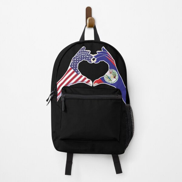 Item preview, Belize Belizean USA United States American America Love Heart Peace designed and sold by FlagX.