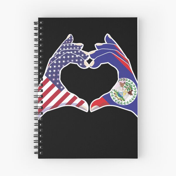 Item preview, Belize Belizean USA United States American America Love Heart Peace designed and sold by FlagX.