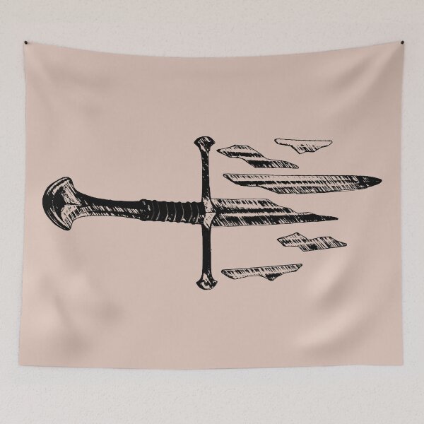 Item preview, Narsil Anduril sketch designed and sold by Szkicerka.