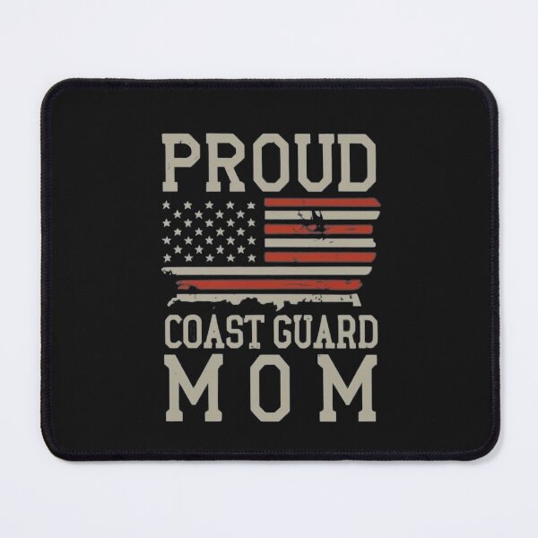 Item preview, Proud Coast Guard Mom in style bold, military-inspired font designed and sold by Pawel Oska.