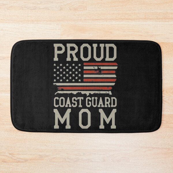 Item preview, Proud Coast Guard Mom in style bold, military-inspired font designed and sold by Pawel Oska.