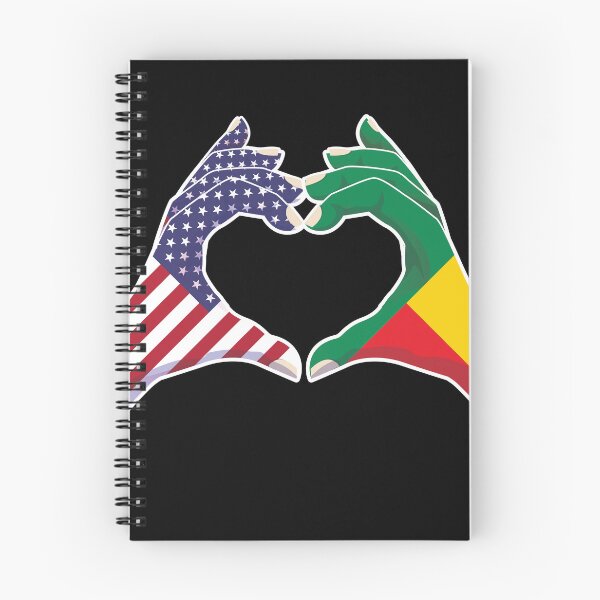 Item preview, Benin Beninese USA United States American America Love Heart Peace designed and sold by FlagX.