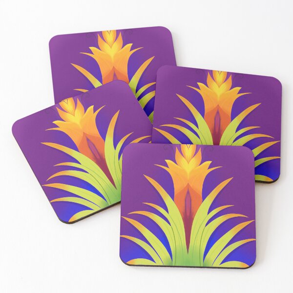 Item preview, Colorful symetric tropical flower  designed and sold by Innercomers.