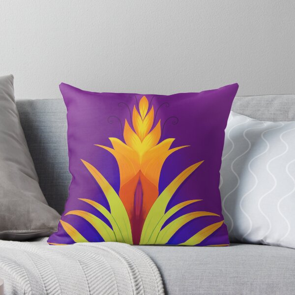 Item preview, Colorful symetric tropical flower  designed and sold by Innercomers.