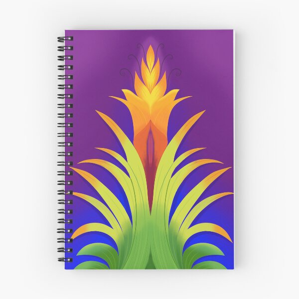 Item preview, Colorful symetric tropical flower  designed and sold by Innercomers.