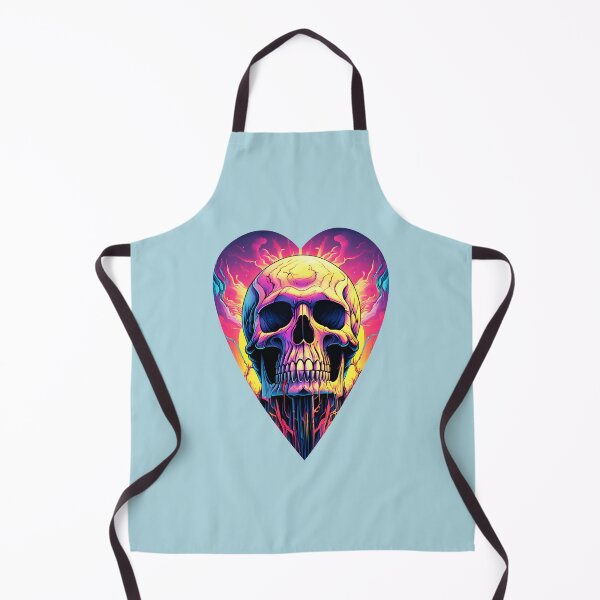 Item preview, Vibrant Drip Skull in Heart Frame designed and sold by Rogue Wizard.