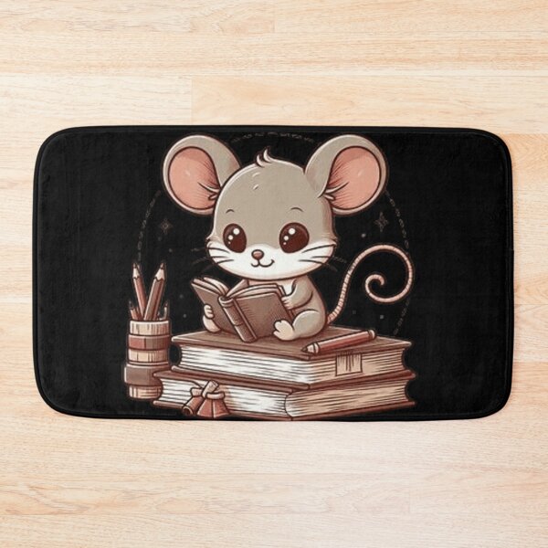 Item preview, Back to school mouse reading books designed and sold by Culmika.