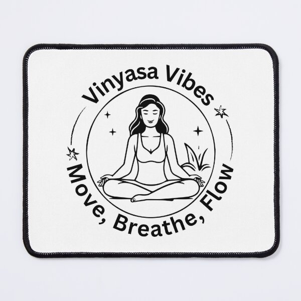 Item preview, Vinyasa Vibes. Move, Breathe, Flow. designed and sold by LyricsWear.