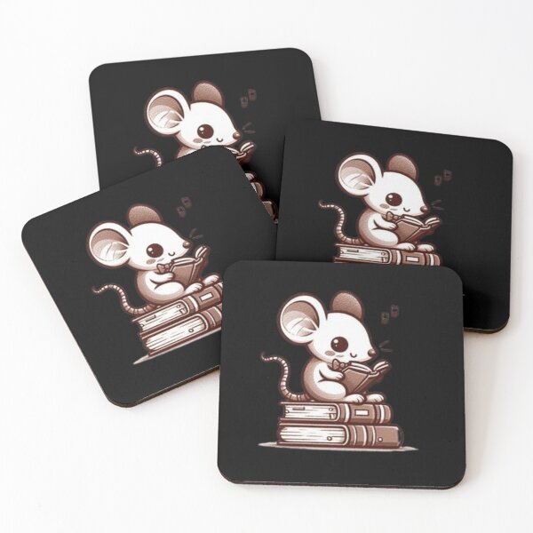 Item preview, Back to school mouse reading books designed and sold by Culmika.