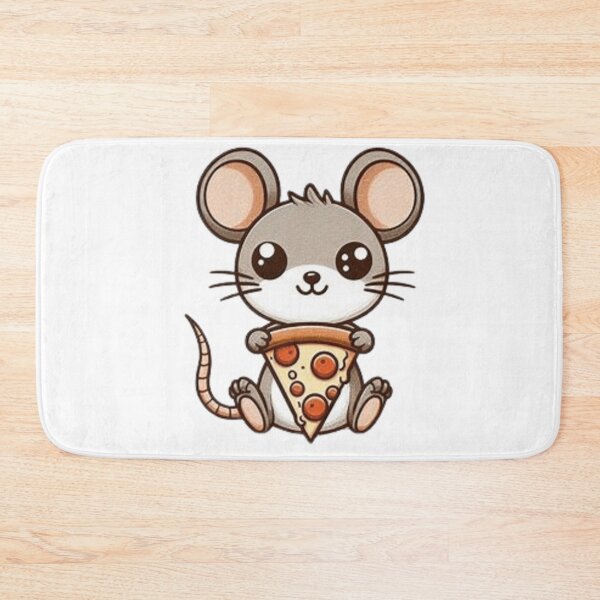 Item preview, Cute mouse with pizza designed and sold by Culmika.