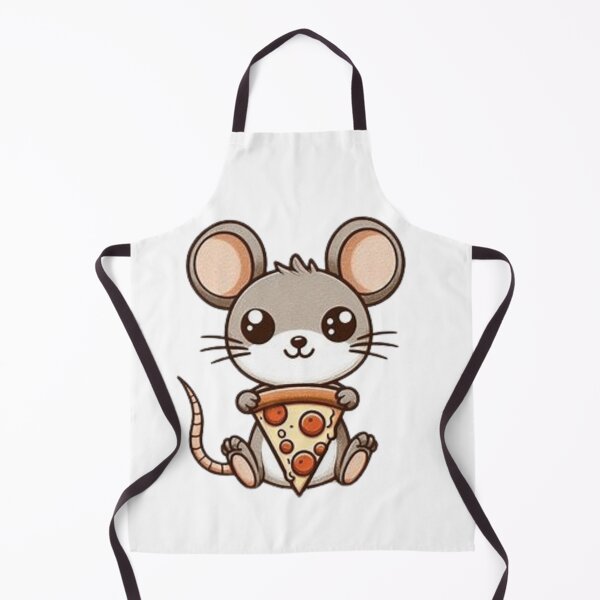 Item preview, Cute mouse with pizza designed and sold by Culmika.