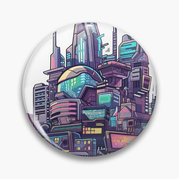 Item preview, High-tech urban landscape designed and sold by Chr002.