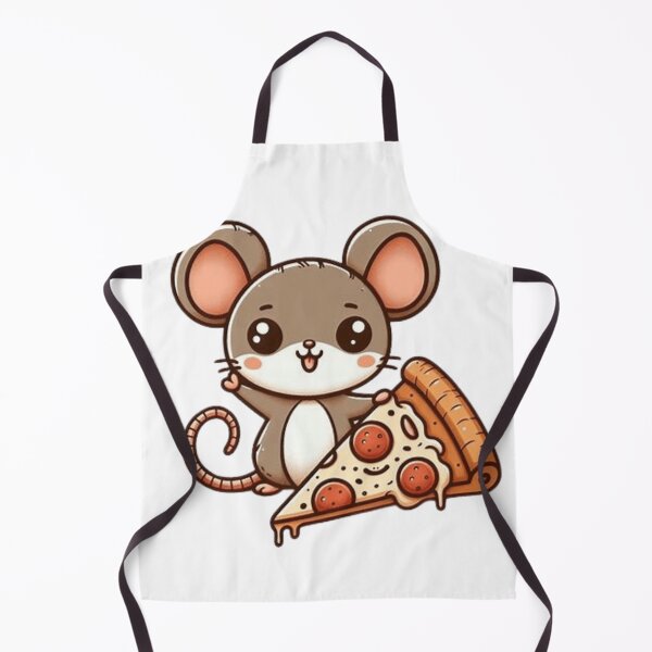 Item preview, Cute mouse with pizza designed and sold by Culmika.