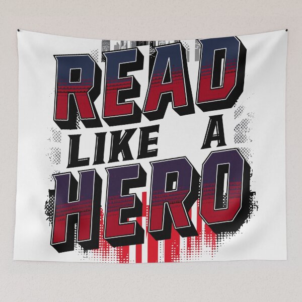 Item preview, Read Like a Hero - Superhero Reading  designed and sold by QuantaPixel.