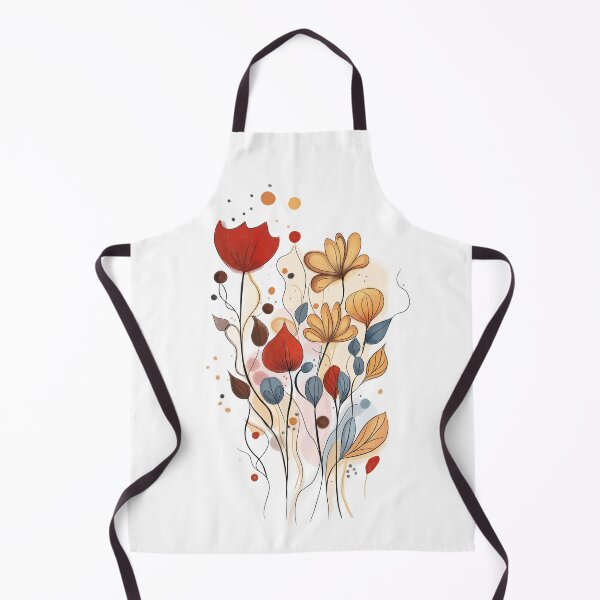 Aperçu de l'œuvre Conception de fleurs vintage aquarelle abstraite créée et vendue par Innercomers.
