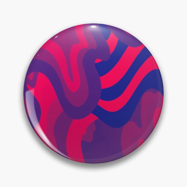 Item preview, Blue & Pink Abstract Swirl Design designed and sold by MerikuroCreates.