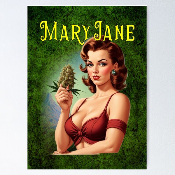 Artikel-Vorschau von Mary Jane Reigns Supreme: Pinup Pot Princess, designt und verkauft von MysticOzzy.