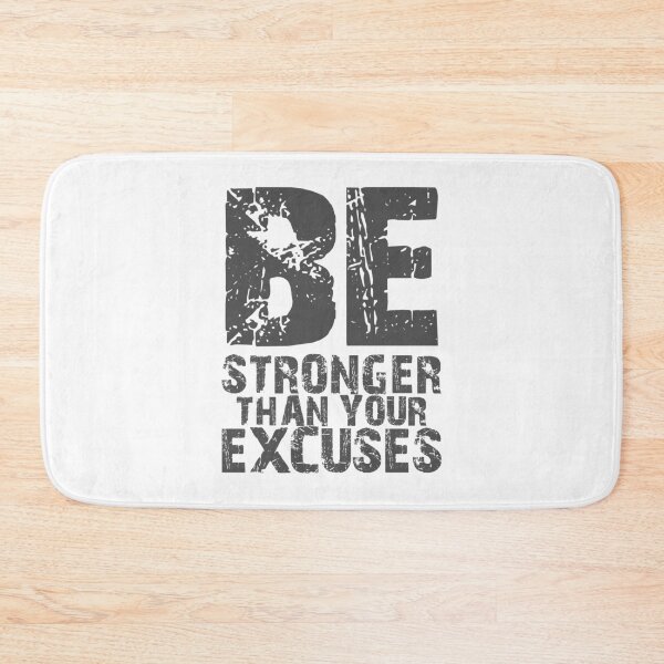 Item preview, Motivational Gym  Be Stronger Than Your Excuses designed and sold by YAHIA-14.