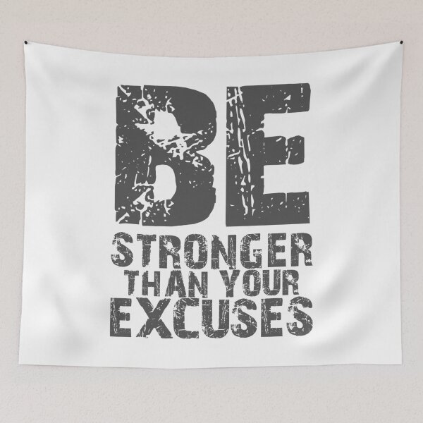 Item preview, Motivational Gym  Be Stronger Than Your Excuses designed and sold by YAHIA-14.