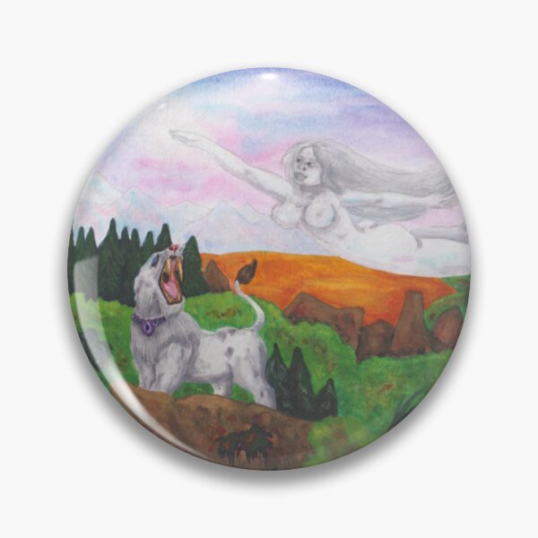 Item preview, Watercolour Painting Fantasy Landscape Oriannah Oracle Jungle Woman designed and sold by Jonah Augustin Gray.