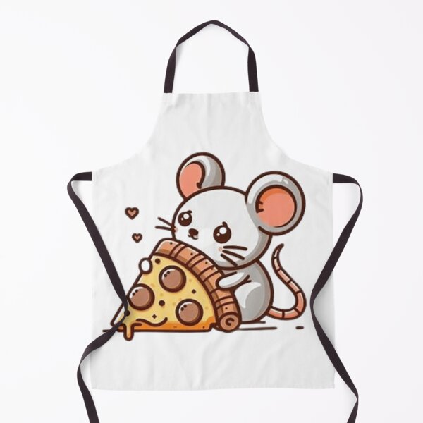 Item preview, Cute mouse with pizza designed and sold by Culmika.