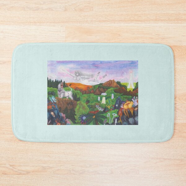 Item preview, Watercolour Painting Fantasy Landscape Oriannah Oracle Jungle Woman designed and sold by Jonah Augustin Gray.