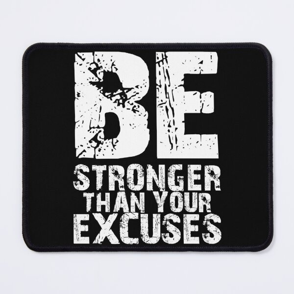 Item preview, Motivational Gym  Be Stronger Than Your Excuses designed and sold by YAHIA-14.
