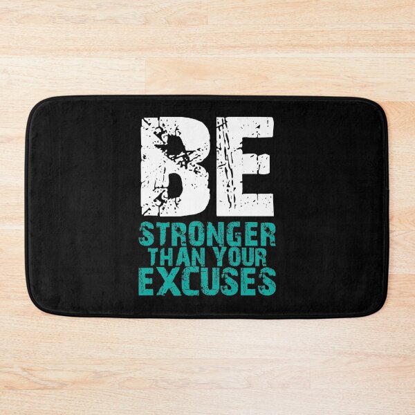 Item preview, Motivational Gym  Be Stronger Than Your Excuses designed and sold by YAHIA-14.
