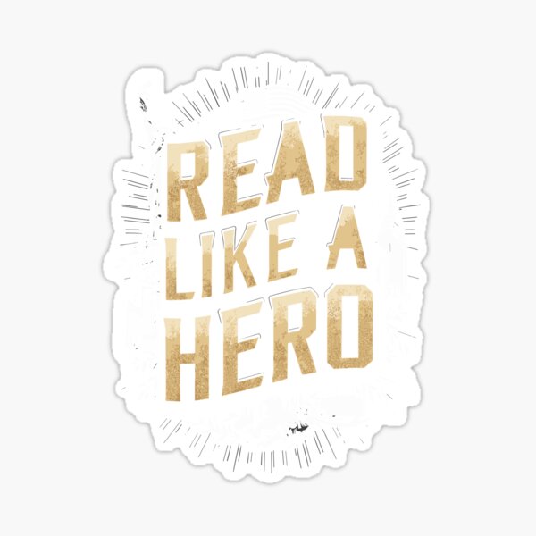 Read like a hero sticker pack of 2024 100