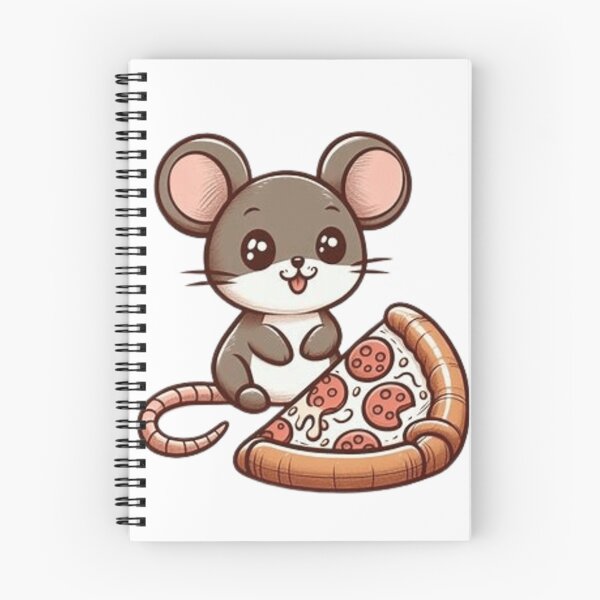 Item preview, Cute mouse with pizza designed and sold by Culmika.